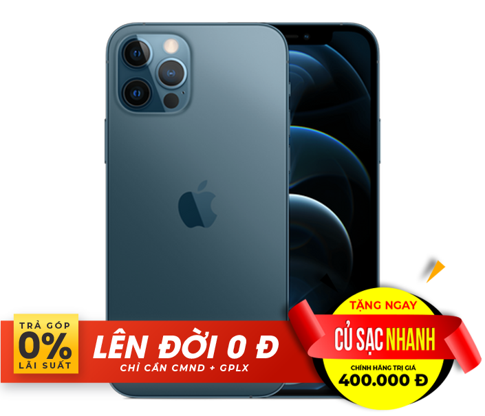 Tặng cốc sạc nhanh chính hãng khi mua iPhone 12 Pro Mới 100% Fullbox tại Siêu Bán Rẻ